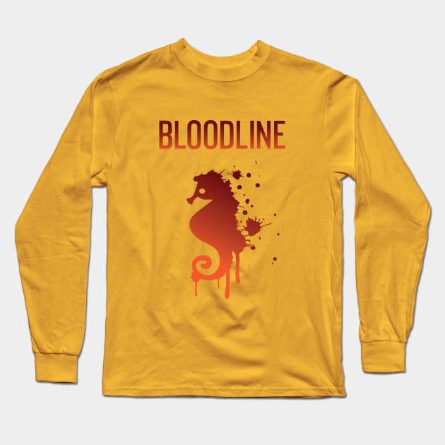 Bloodline Seahorse Long Sleeve T-Shirt by conshapeveg